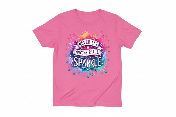Never Let Anyone Dull Your Sparkle - Hot Pink