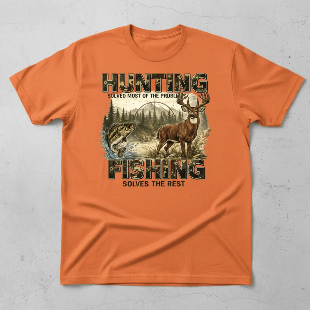 Orange T-Shirt Mockup