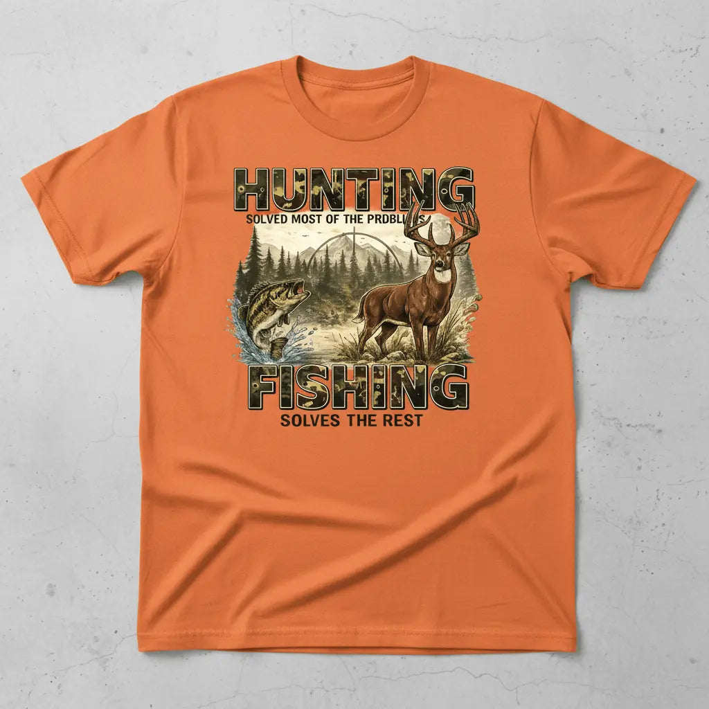 Orange T-Shirt Mockup