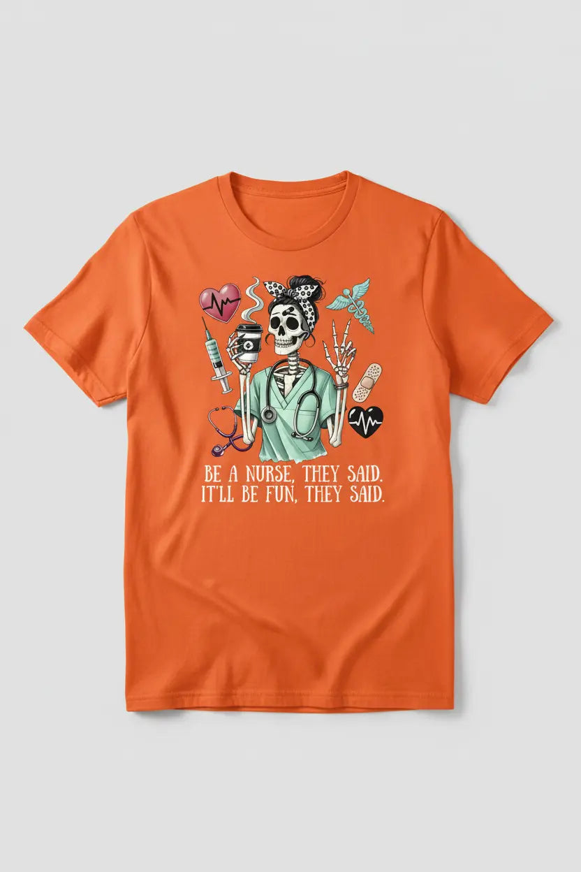 Orange T-Shirt Mockup