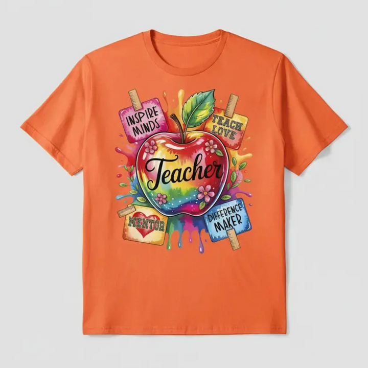 Orange T-Shirt Mockup