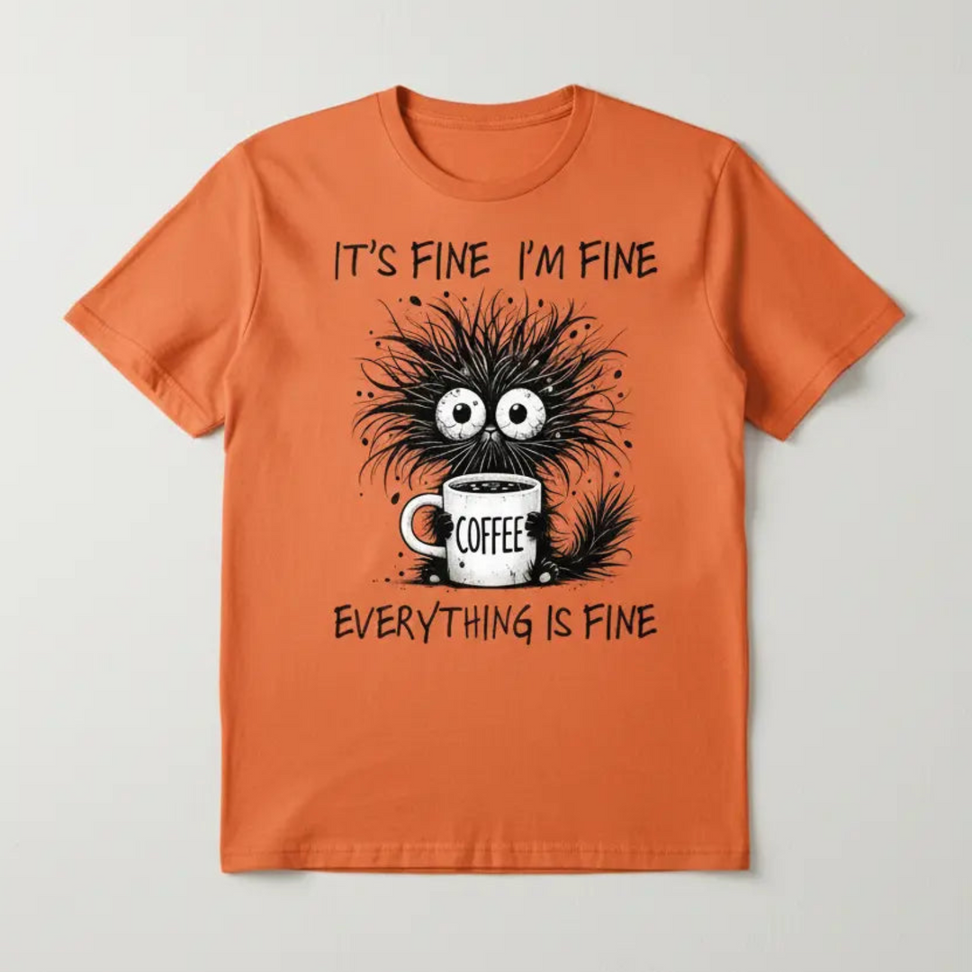 Orange T-Shirt Mockup