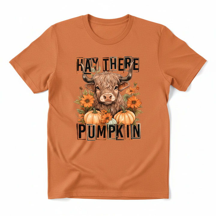 Orange Tee Mockup
