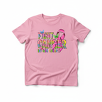 Pink t-shirt mockup with fight cancer design