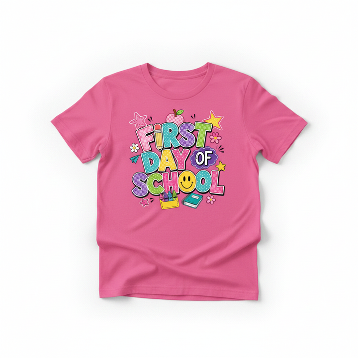 Pink tee mockup