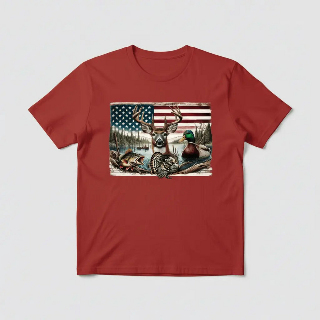 Red T-Shirt Mockup