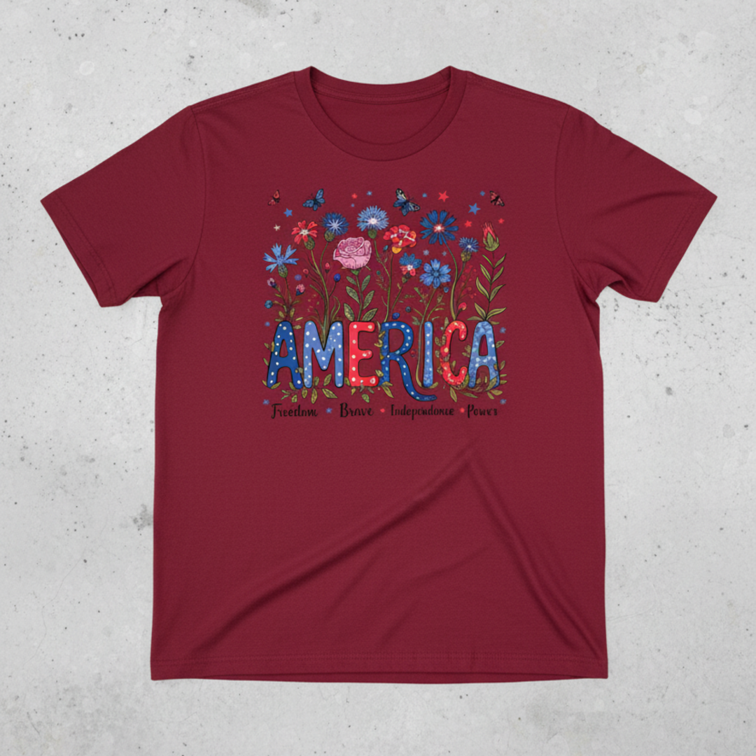 Red T-Shirt Mockup