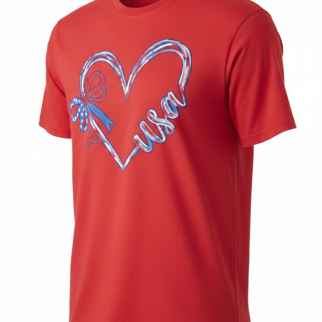 Red T-Shirt Mockup