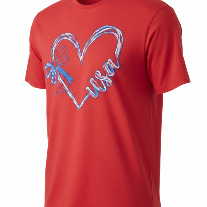 Red T-Shirt Mockup