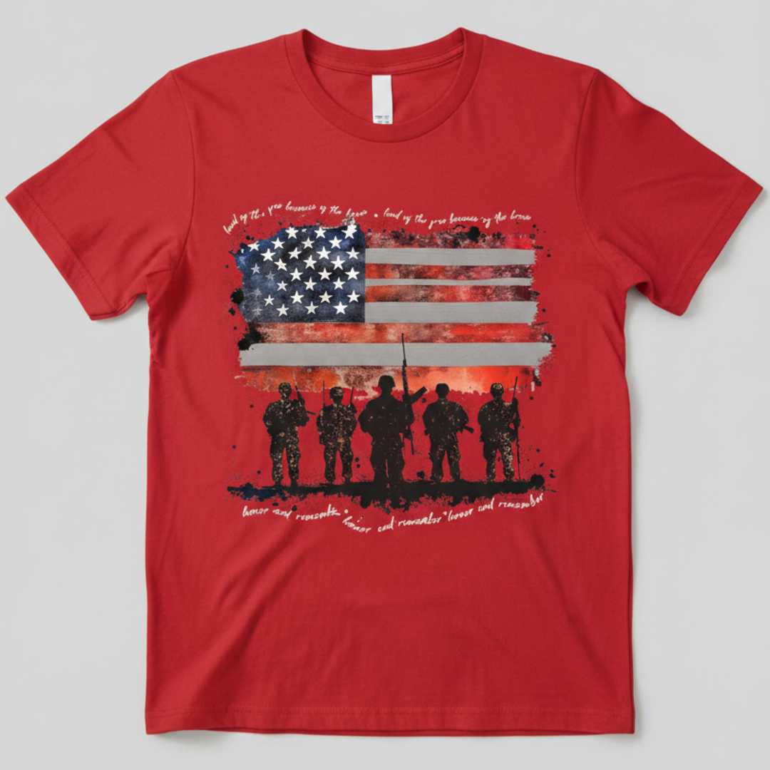 Red T-Shirt Mockup