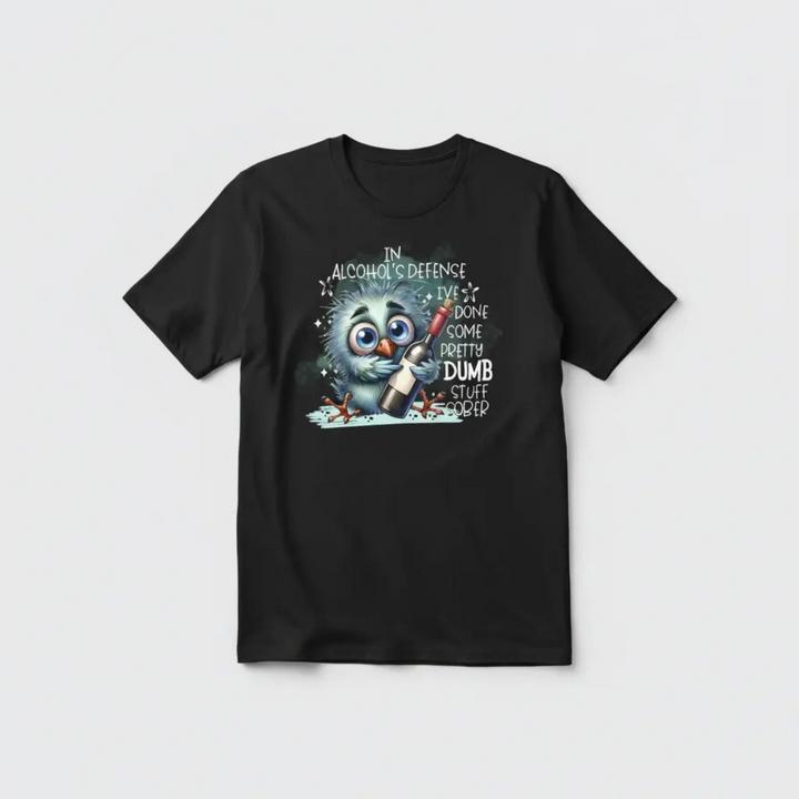 Tipsy Bird Black T-Shirt
