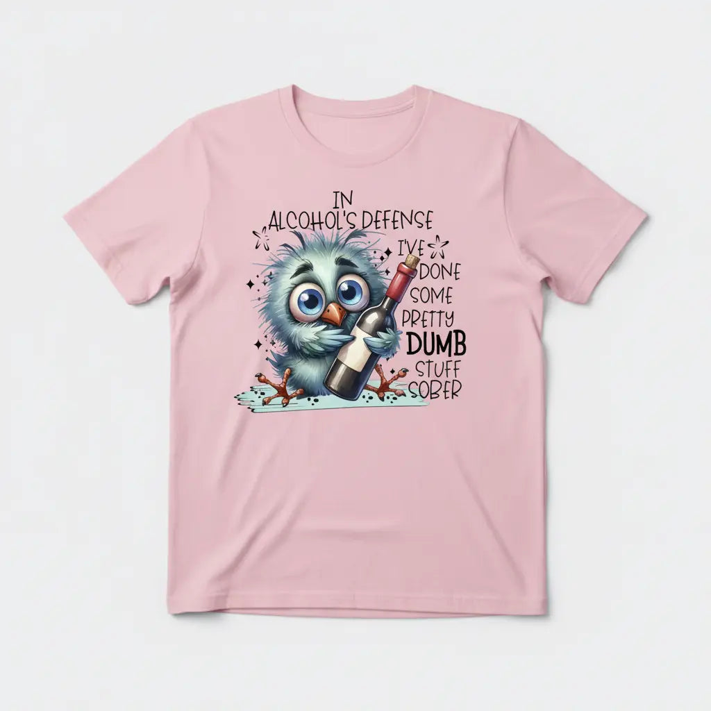 Tipsy Bird Pink T-Shirt