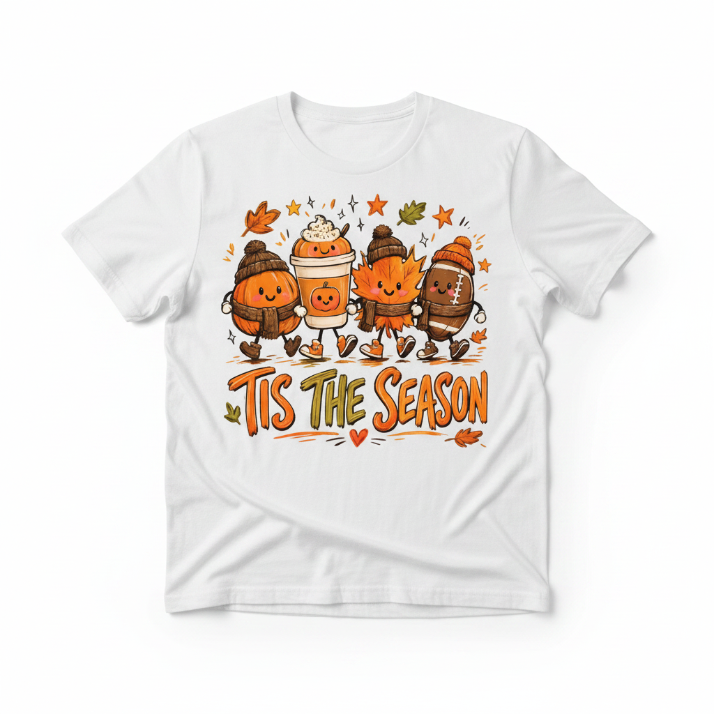Tis The Season - White T-Shirt Mockup