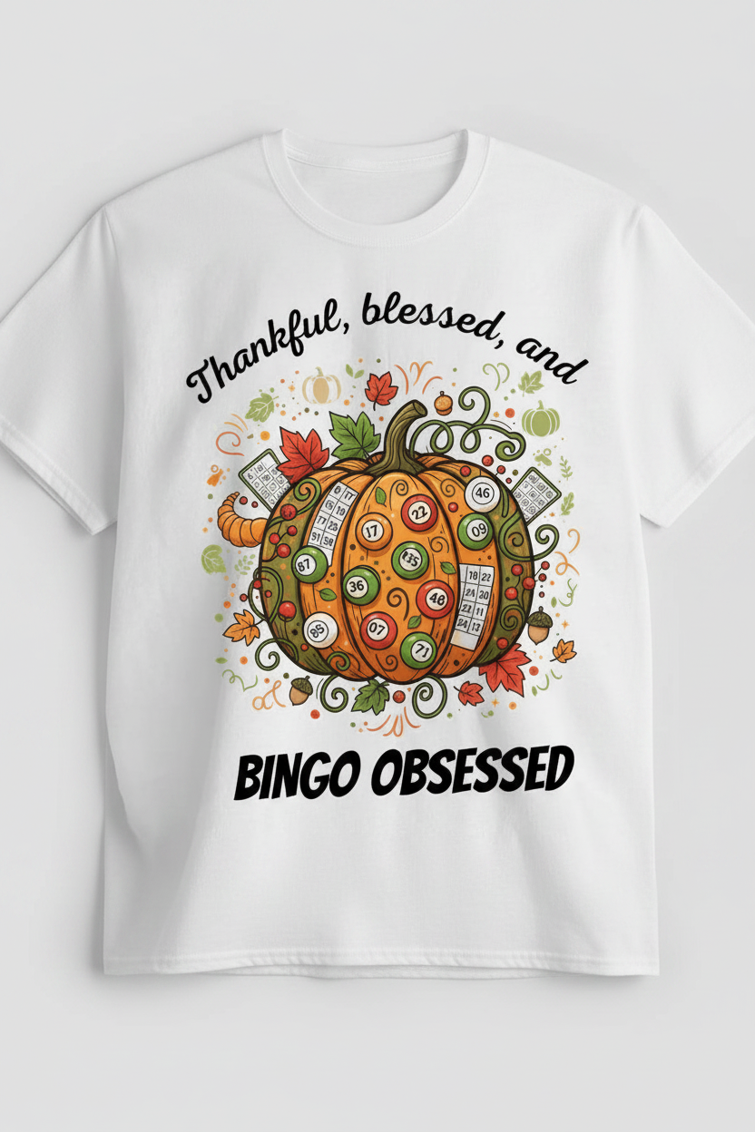 White Bingo Obsessed Tee