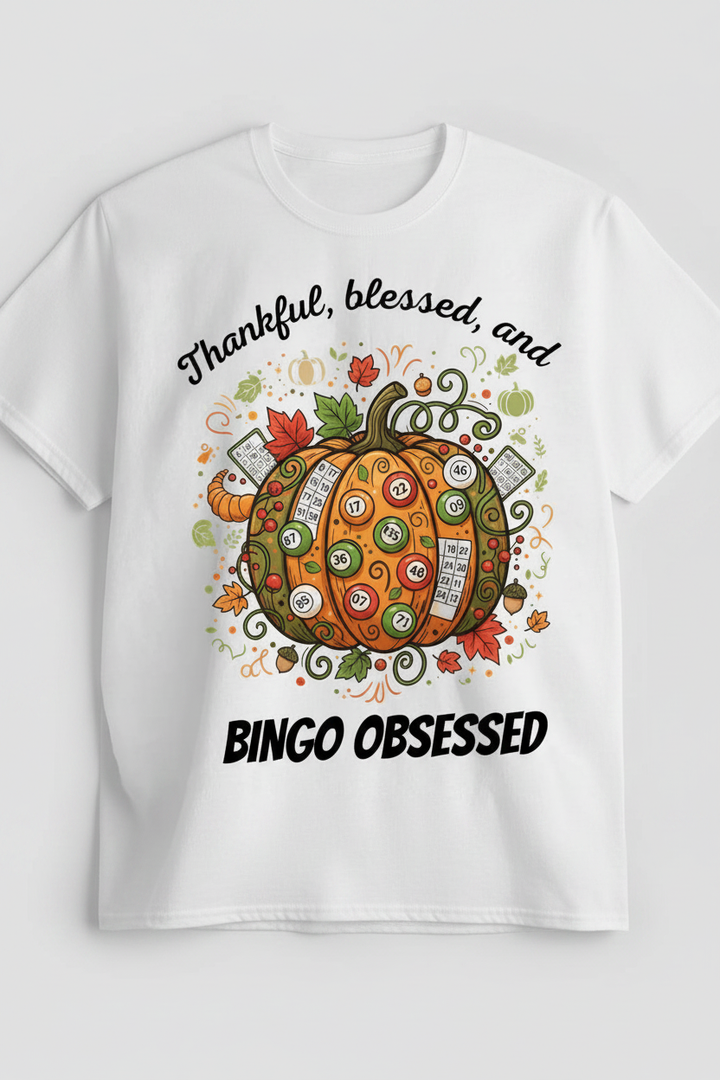 White Bingo Obsessed Tee