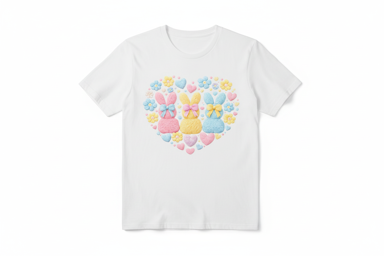 White t-shirt mockup