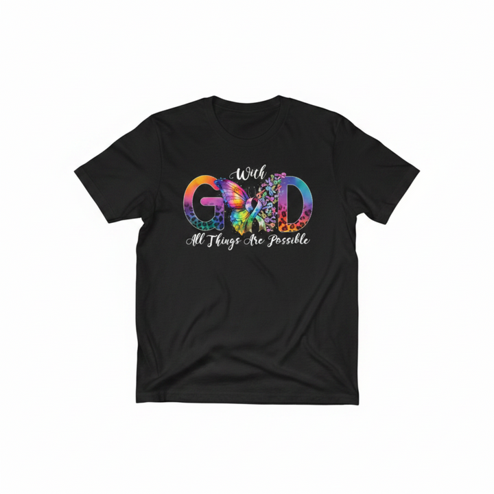 With God Tee - Black