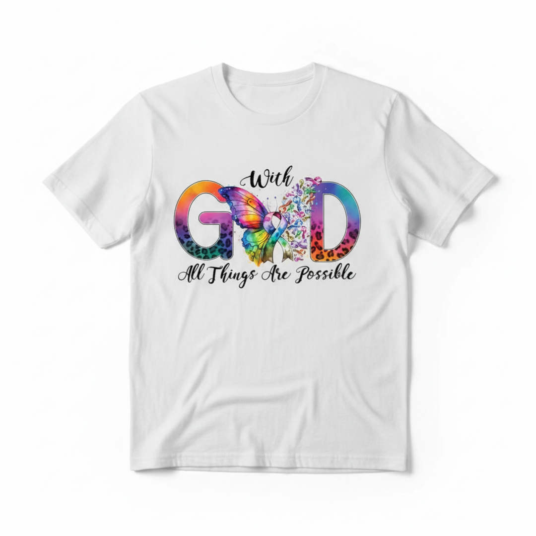 With God Tee - White