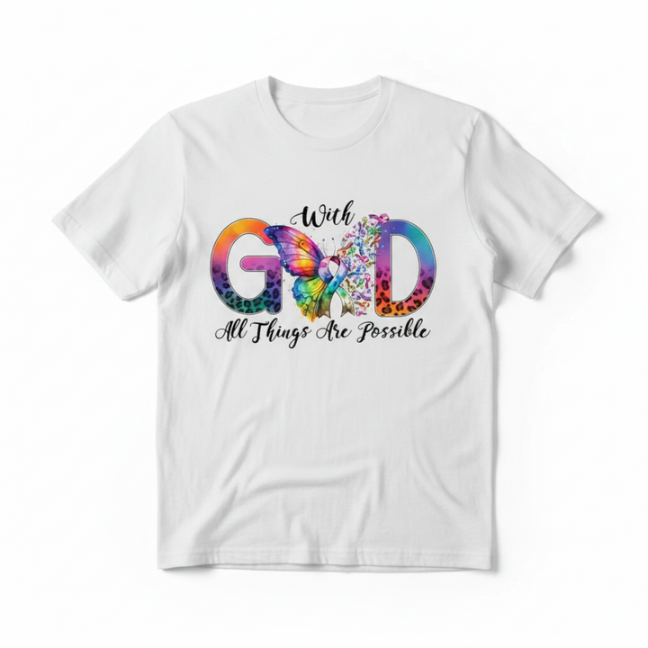 With God Tee - White