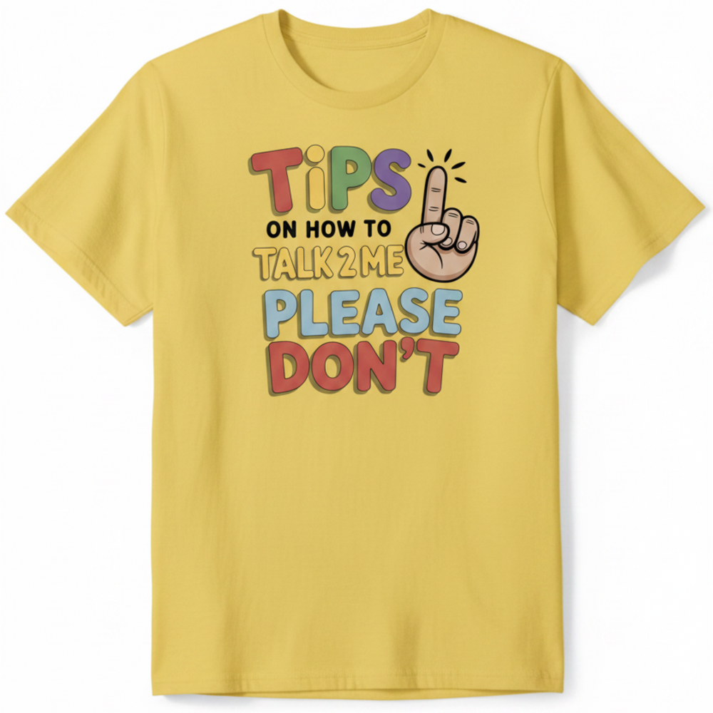 Yellow T-Shirt Mockup