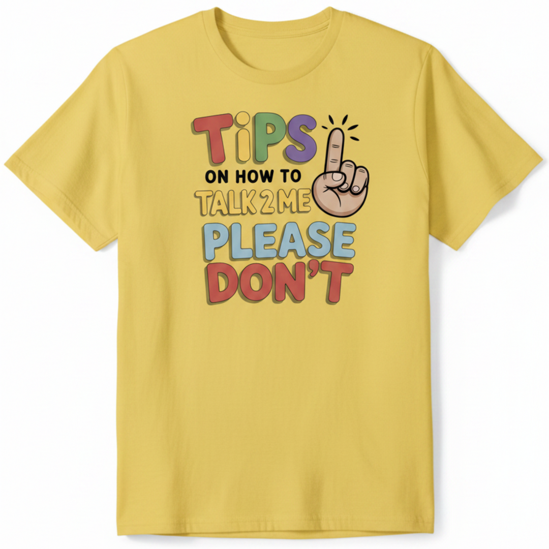 Yellow T-Shirt Mockup