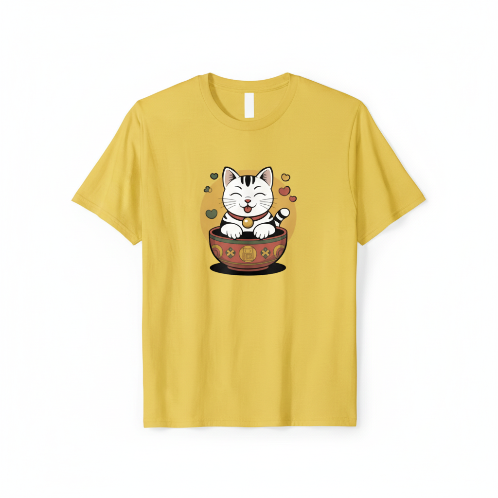 Yellow T-shirt mockup