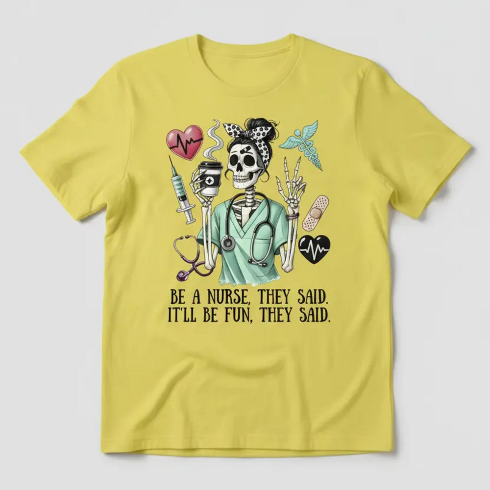 Yellow T-Shirt Mockup