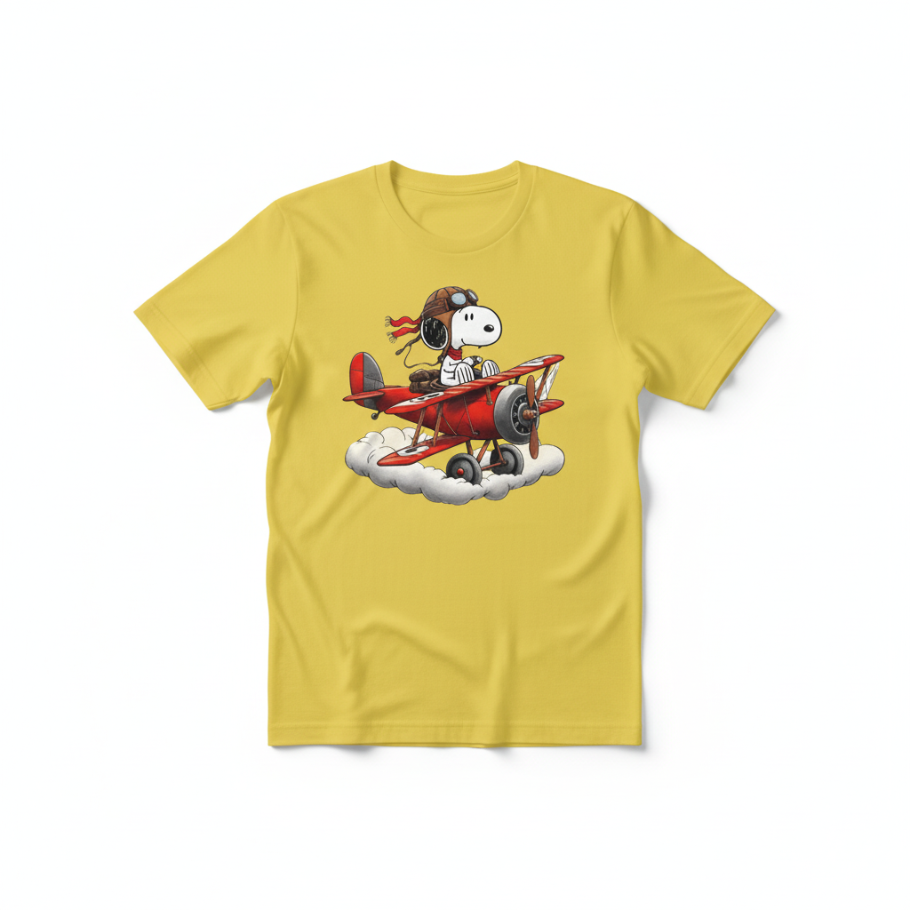 Yellow T-shirt mockup